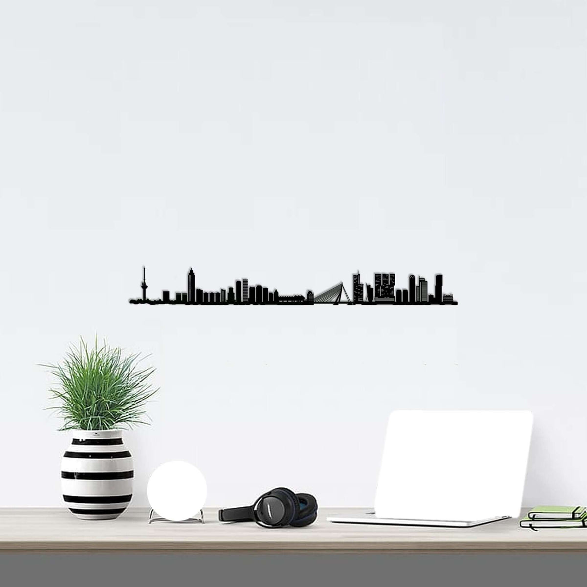 Skyline Rotterdam skyline in wood - Skylinecity