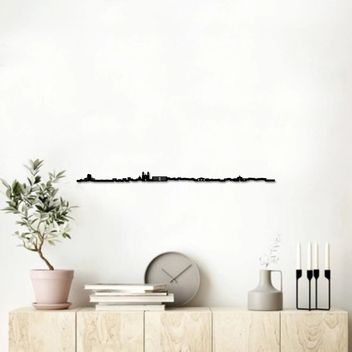 Skyline Sant Joan d'Alacant skyline in wood - Skylinecity