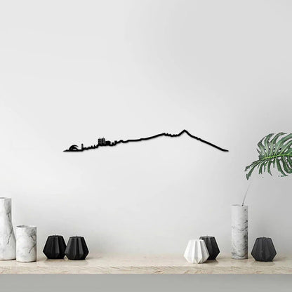 Skyline Santa Cruz de Tenerife skyline in wood - Skylinecity