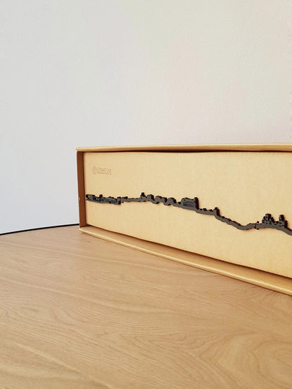 Skyline Santander skyline in wood - Skylinecity