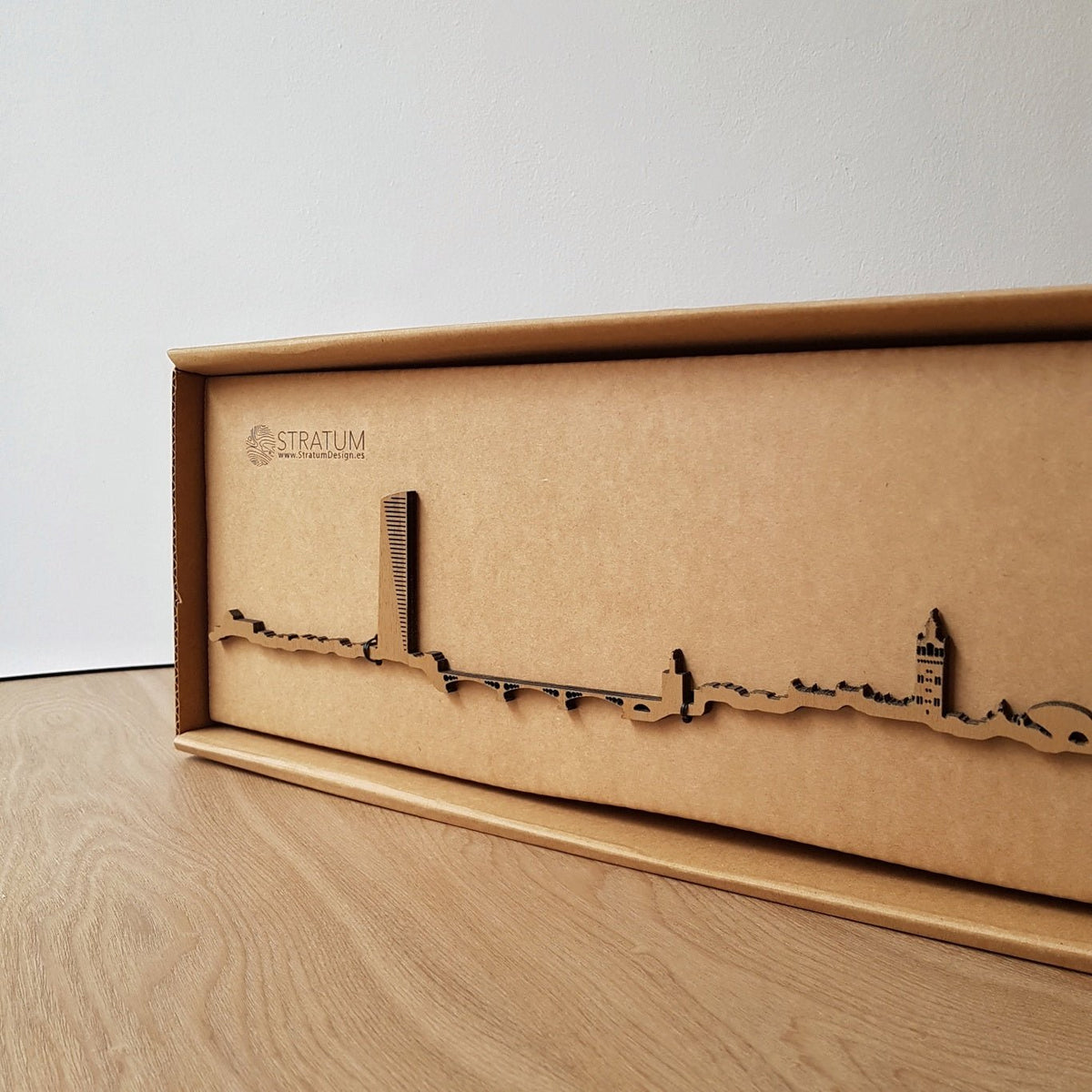 Skyline Sevilla skyline in wood - Skylinecity