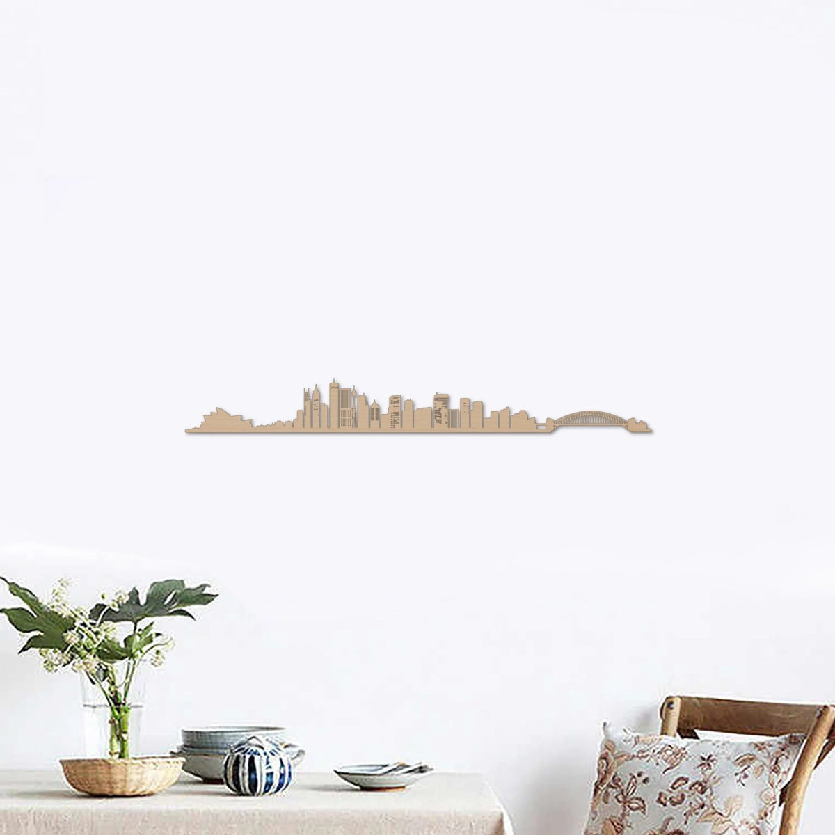 Skyline Sidney skyline in wood - Skylinecity