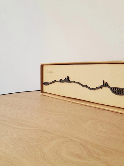Skyline Tarragona skyline in wood - Skylinecity
