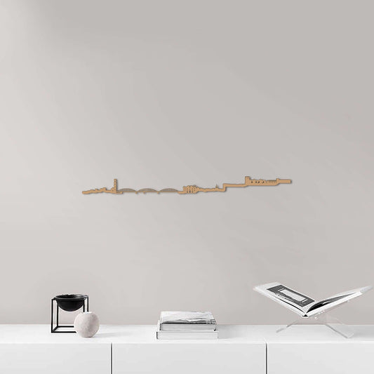 Skyline Tortosa skyline in wood - Skylinecity