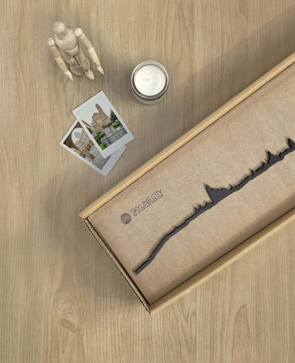 Skyline Úbeda skyline in wood - Skylinecity