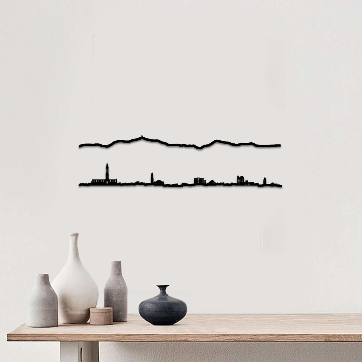 Skyline Valls skyline in wood - Skylinecity