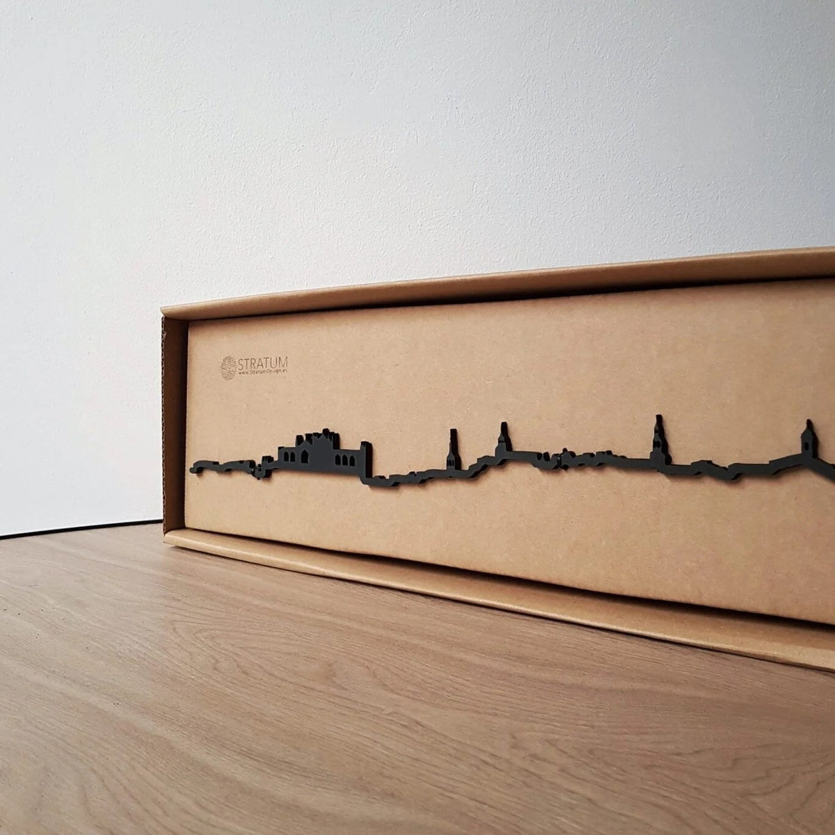 Skyline Vitoria - Gasteiz skyline in wood - Skylinecity