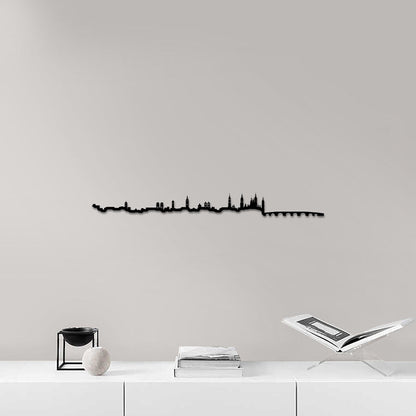 Skyline Zaragoza skyline in wood - Skylinecity